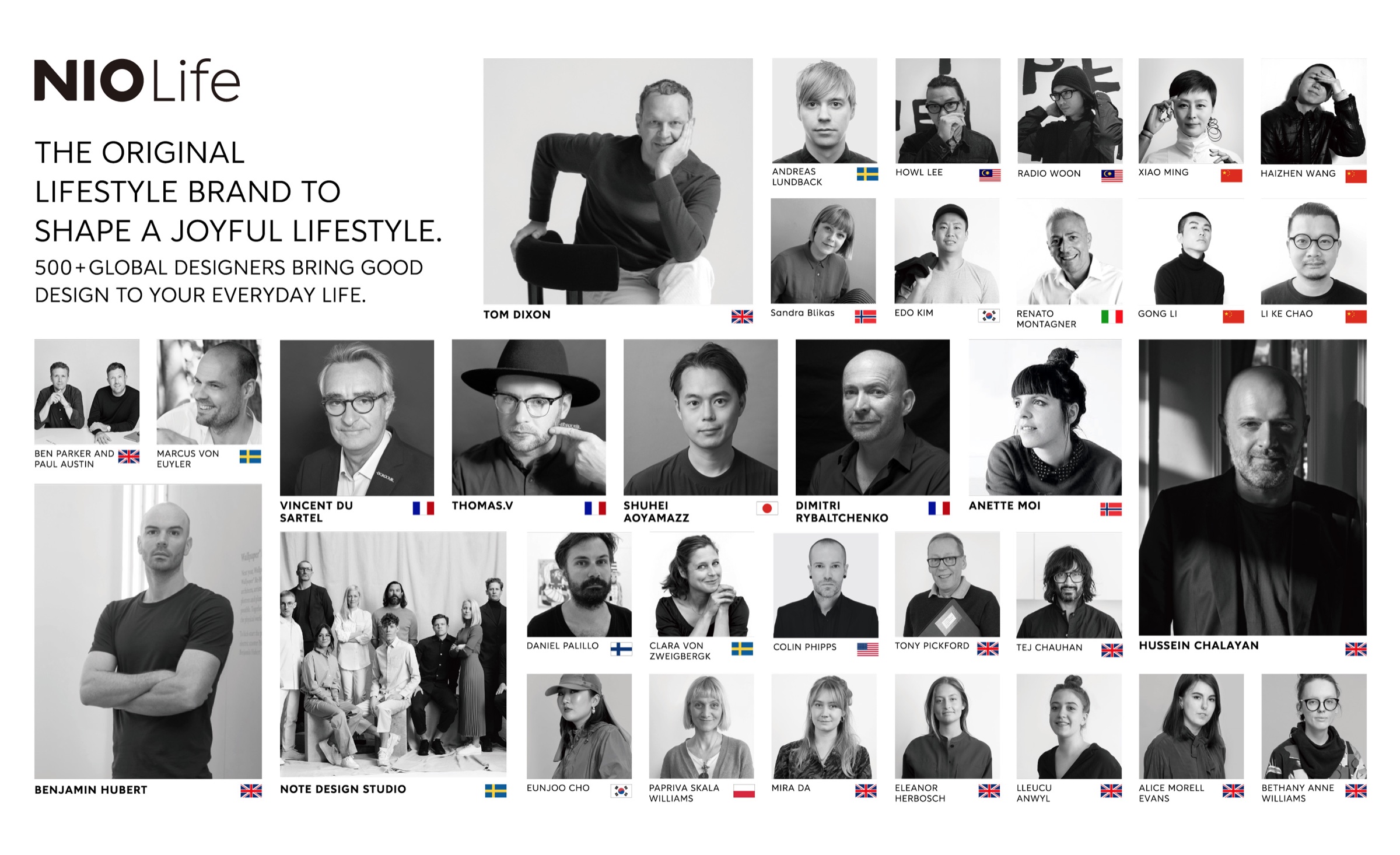 600+ designere fra hele verden